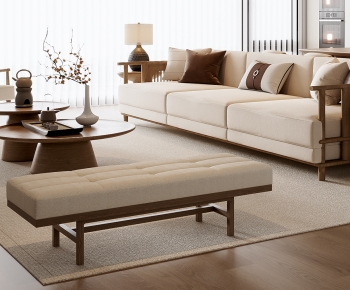 New Chinese Style Sofa Combination-ID:582948927