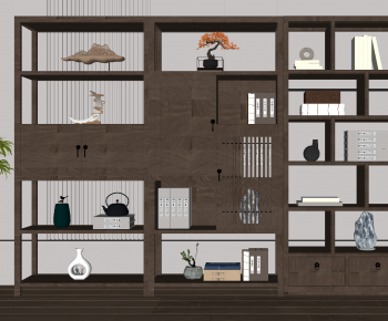 New Chinese Style Antique Rack-ID:901166929