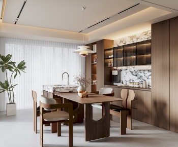 Modern Dining Room-ID:624154092