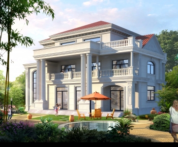 European Style Detached Villa-ID:568156964