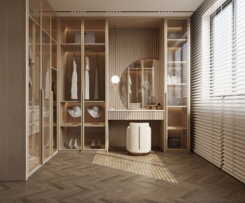 Modern Clothes Storage Area-ID:611782079