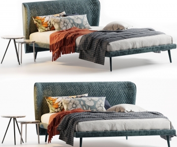 Modern Double Bed-ID:778184897
