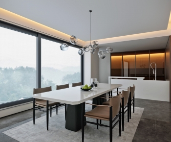 Modern Dining Room-ID:556305896