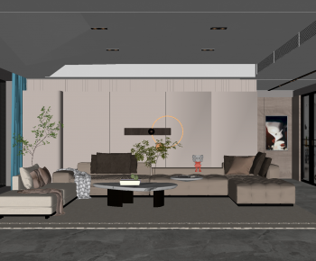 Modern A Living Room-ID:990946059