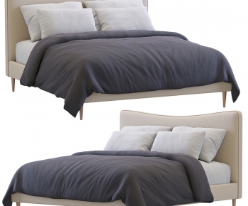 Modern Double Bed-ID:690354119