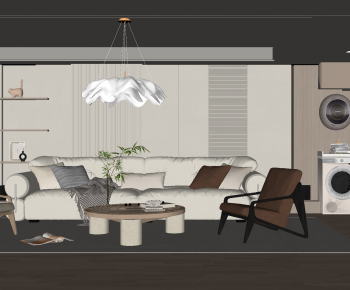 Modern A Living Room-ID:665354976