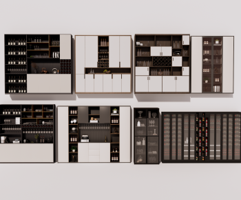 Modern Wine Cabinet-ID:383222106