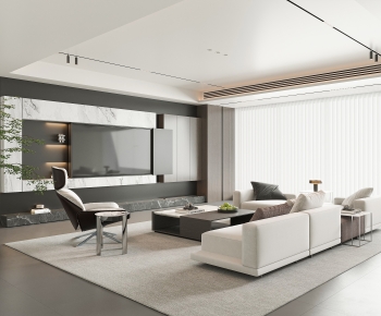 Modern A Living Room-ID:621756087