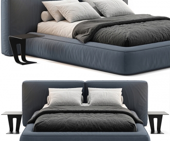 Modern Double Bed-ID:497018101