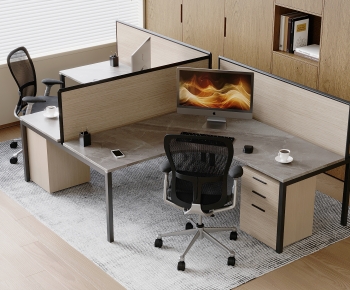 Modern Office Desk And Chair-ID:900480772