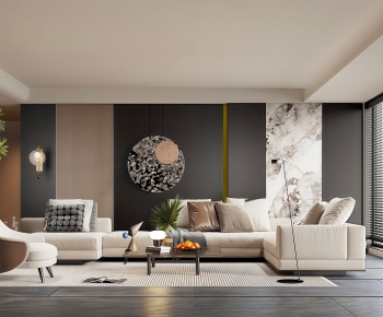 Modern A Living Room-ID:164010545