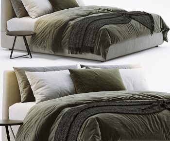 Modern Double Bed-ID:887746101