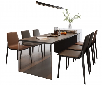 Modern Dining Table And Chairs-ID:402432924