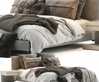 Modern Double Bed-ID:500969973