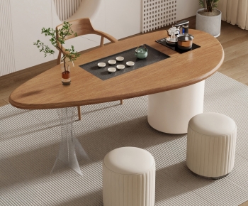 Japanese Style Tea Tables And Chairs-ID:995879288