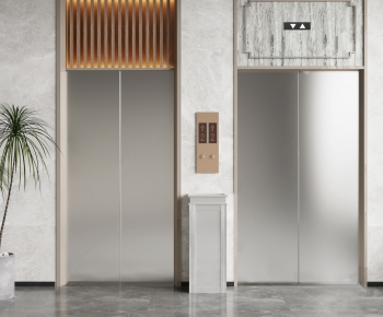 Modern Office Elevator Hall-ID:888493061