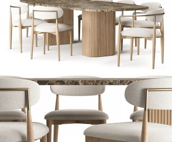 Modern Dining Table And Chairs-ID:565600447