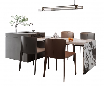 Modern Dining Table And Chairs-ID:179219262