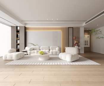 Modern A Living Room-ID:460084923