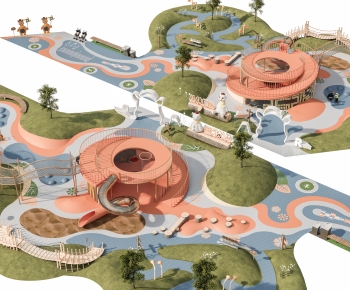 Modern Park Landscape-ID:436986929
