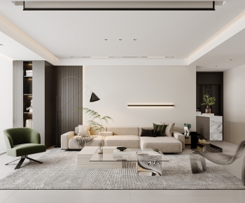 Modern A Living Room-ID:872159962