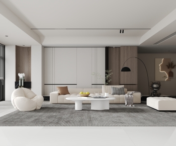 Modern A Living Room-ID:499171023