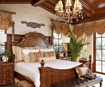 French Style Bedroom-ID:917937992