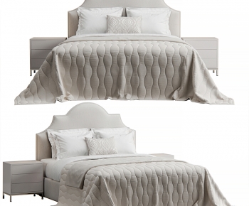Modern Double Bed-ID:281868936
