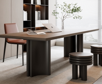 Modern Computer Desk And Chair-ID:959844111