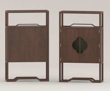 New Chinese Style Side Cabinet-ID:204638002