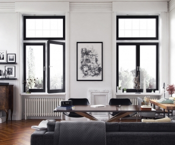 Modern Dining Table And Chairs-ID:521013988