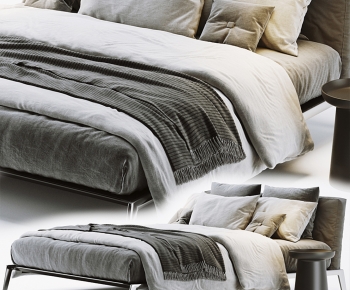 Modern Double Bed-ID:308687937