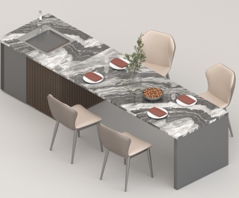 Modern Dining Table And Chairs-ID:747790331