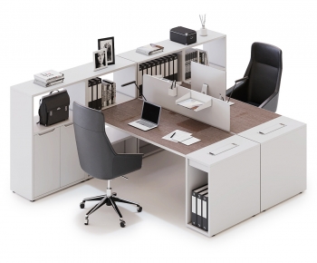 Modern Office Desk And Chair-ID:355012896