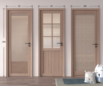 New Chinese Style Single Door-ID:285821914