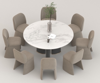 Modern Dining Table And Chairs-ID:558229929