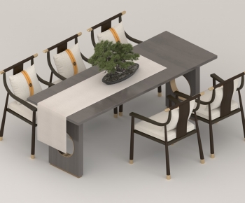 Modern Dining Table And Chairs-ID:389933111