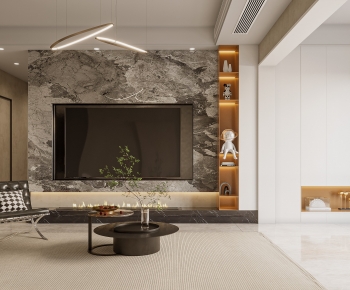 Modern A Living Room-ID:491503008