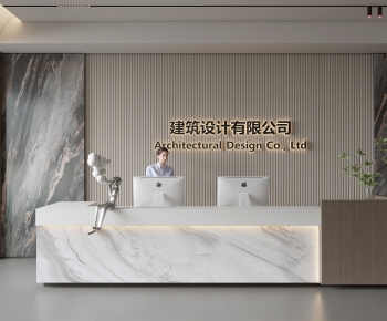 Modern Office Reception Desk-ID:179779553