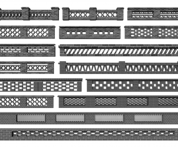 New Chinese Style Fence-ID:136859458