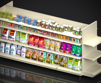 Modern Supermarket Shelf-ID:525410897