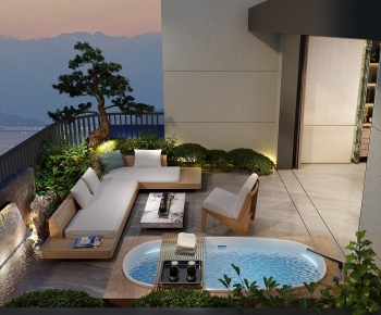 Modern Leisure Balcony-ID:760839026