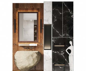 Modern Bathroom Cabinet-ID:599633933