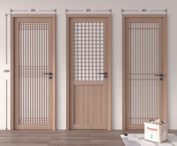 New Chinese Style Single Door-ID:871696008