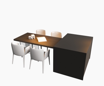 Modern Dining Table And Chairs-ID:198219065