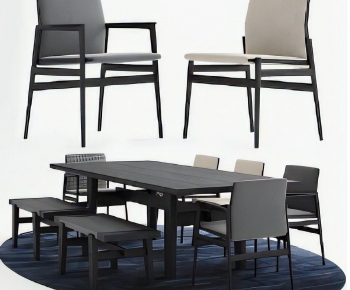 Modern Dining Table And Chairs-ID:629864934