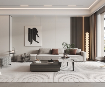 Modern A Living Room-ID:764297016