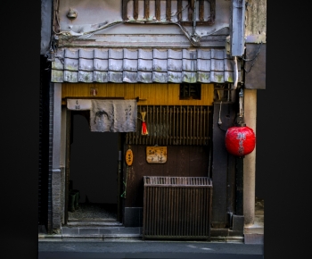 Japanese Style Facade Element-ID:594348911