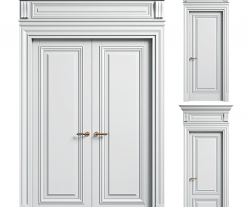 Simple European Style Double Door-ID:230551968