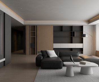 Modern A Living Room-ID:784384013